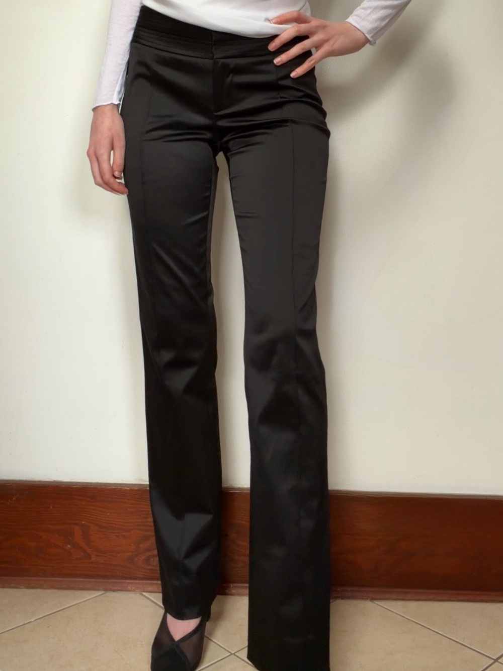 ๐คVintage // Bebe Satin Straight Leg Pants๐ค